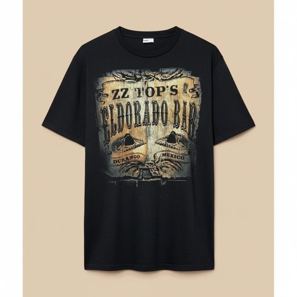 ZZ Top 2012 Tour Eldorado Bar Tee Size M NWT